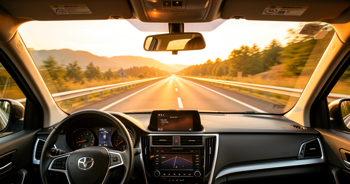 Voiture roulant à l'étranger avec un permis international de conduire