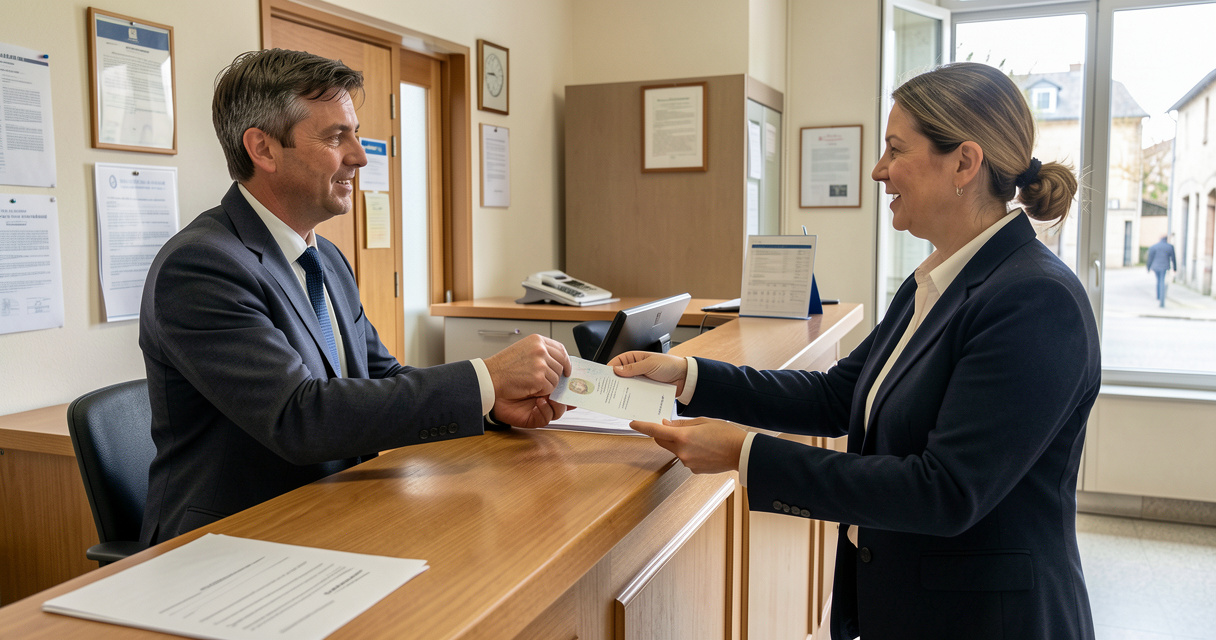 Retirer son passeport en mairie après le suivi de la demande